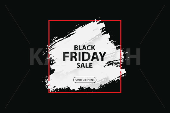 3d Black Friday Sale Banner Grunge Brush: A Practical Design Tool for Real-World Promotions