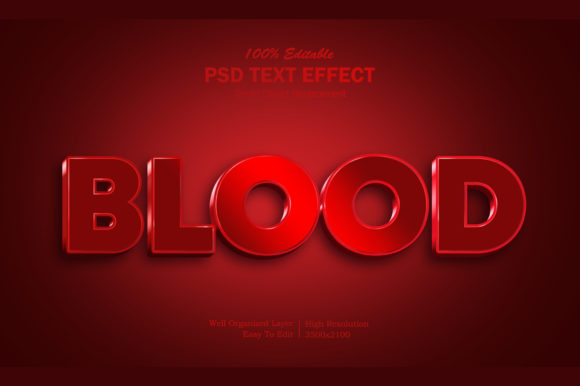 3D Blood Psd Text Effect: A Visceral Tool for High-Impact Visual Storytelling