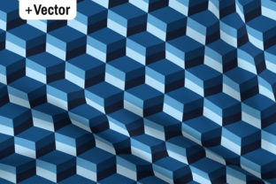 3D Classic Blue Striped Cubes Pattern: A Strategic Design Asset for Modern Branding