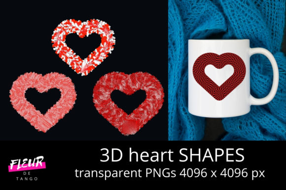 3D Heart Shapes Cliparts Vol.22: A Strategic Asset for Visual Storytelling