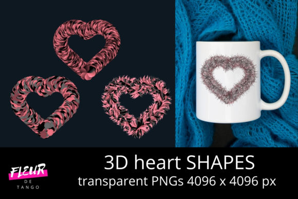 3D HEART Shapes PNG Cliparts Vol.29: A Practical Guide for Real-World Projects