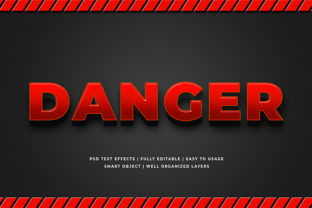 Danger 3d Text Effect Mockup: Transforming Plain Text into High-Impact Visuals