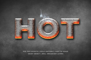 Hot 3d Text Effect Mockup: Elevate Your Visual Projects