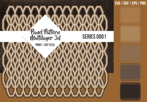 Panel Pattern Geometric Mutilayer 3D 001: Elevating Modern Digital Design with Precision Vector Assets