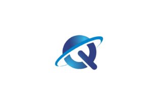 Q Letter Initial Logo Design for Space and Tech Brands