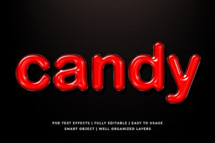 Transforming Digital Text with the Candy 3D Text Effect Mockup