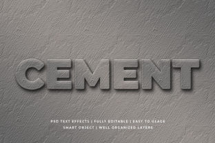 Understanding the Cement 3D Text Effect Mockup for Professional Design Projects