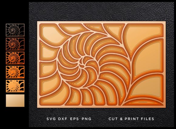 Unlocking Creative Potential with the Nautilus Cut Mandala Multilayer 3D Digital Design
