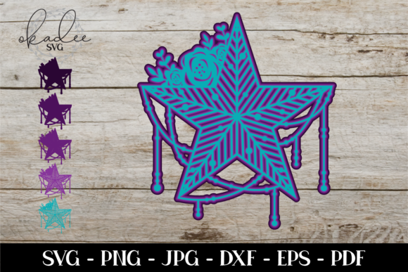Unlocking the Mystical Charm of a 3D Mandala Star in Boho Style